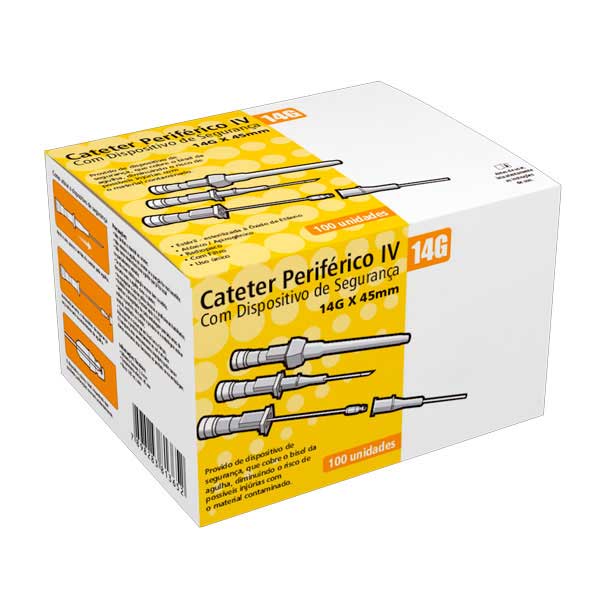 Cateter Periférico Intravenoso com Dispositivo de Segurança