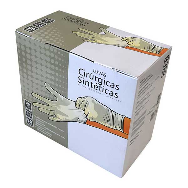 Luva Cirúrgica Sintética de Poliisopreno