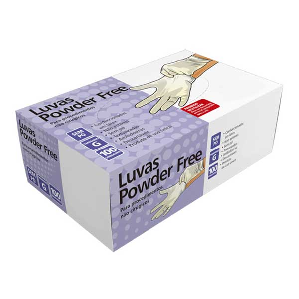 Luva para Procedimento Não Cirúrgico Powder Free